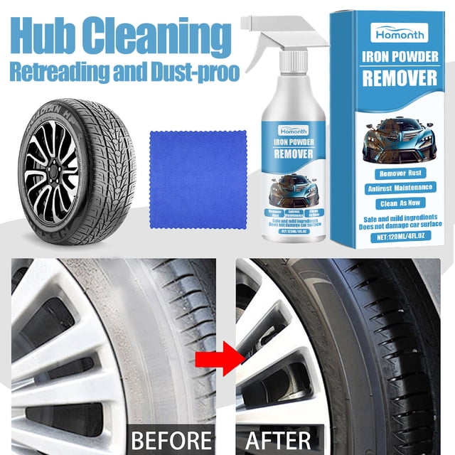 Spray Removedor Instantáneo Óxido Polvo Hierro Aerosol para Eliminar Coche 120ml