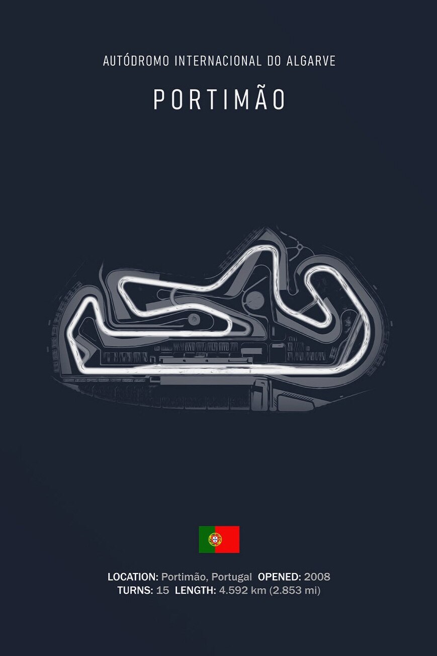 Abstract Racetracks Posters Print Canvas Painting Wall Art Motorcycle