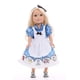 thumbnail image 1 of Vestido de princesa Alice de Little Adventures con diadema - Ropa de fiesta y juegos de simulación para niños lavable a máquina - No incluye muñeca con purpurina, 1 of 4