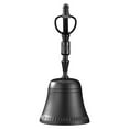 thumbnail image 2 of Campana de mano shamjiam Budismo Taoísta Cobre Meditación Ritual Multiusos Portátil Pulido Sonido Fuerte Duradero Negro, 2 of 8