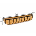 thumbnail image 2 of Gardman R943 36 in Forge Wall Trough Planter, 2 of 2