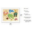 thumbnail image 2 of Flip Flop Family - From an Original Color Painting by Scott Westmoreland - Fine Art Rolled Canvas Print 20in x 26in, 2 of 4
