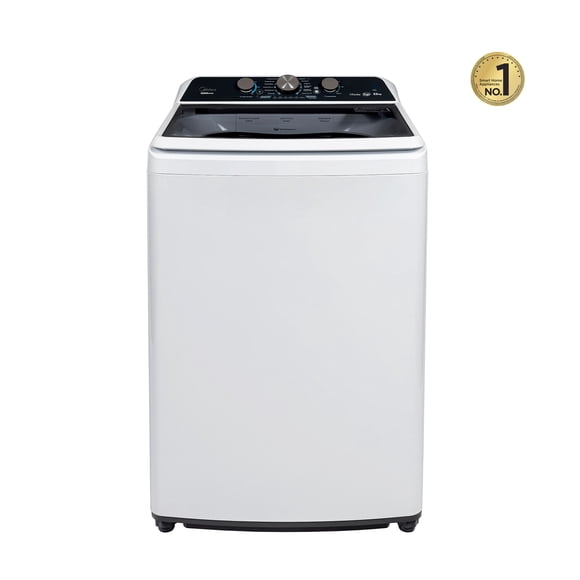 Lavadora Midea 22 Kg Blanca Automática con Agitador Carga Superior