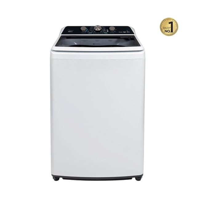 Lavadora Carga Superior 22Kg Midea Vortex Wash Agitador Blanca MA500W22/W