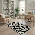 thumbnail image 2 of ODIKA Geometric Contemporary Interlocking Arch Abstract Mid Century Non-Slip Chair-Friendly for Home Office, Gaming Room, Under Desk, 2 of 7