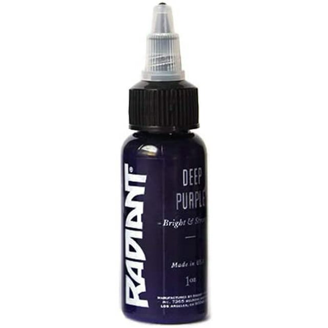 Radiant Colors Tattoo Ink - DEEP PURPLE 1oz