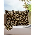 thumbnail image 6 of Outdoor Throw Pillow Cover Sexy Leopard Animals Skin Texture Waterproof Cushion Covers 2 Pack Black Brown Dots Pillow Cases Home Decoration for Patio Garden Couch Sofa, 6 of 6