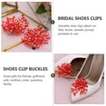 thumbnail image 2 of 2pcs Wedding Bridal Shoe Clips Buckles Crystal Decor for Party, 2 of 9