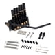 thumbnail image 5 of Eigraketly Puente de trémolo de latón de 6 cuerdas, juego de sillín de gancho resistente al desgaste de alta densidad, cuello de guitarra eléctrica, Accesorios para instrumentos musicales Eigraketly OD019930-01, 5 of 6