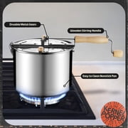 Great Northern Popcorn 6.5-Quart Stainless-Steel Stovetop Popcorn Maker
