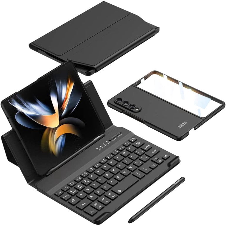 Frusde Compatible with Samsung Galaxy Z Fold 4 Keyboard Case with
