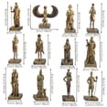 thumbnail image 5 of Gods of Egypt Statues Sets, 12 Pcs Egyptian Gods Resin Figurines Hand Painted Statue, Sekhmet Anubis Isis Figurines, Black Gold Finish Sculptures, 5 of 8