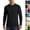 #03 Black, variant on Men's Quick Dry Long Sleeve Rash Guard Shirts UPF 50+ UV Protection Tops Soft Loose Fit Outdoor Shirts for Cycling,S,Turquoise