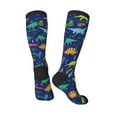 thumbnail image 4 of Fotbe Dinosaurs print Women's Men's Novelty Crew Socks Cotton Socks Knee High Socks for Walking,Running,Nurses,Pregnancy, 4 of 9