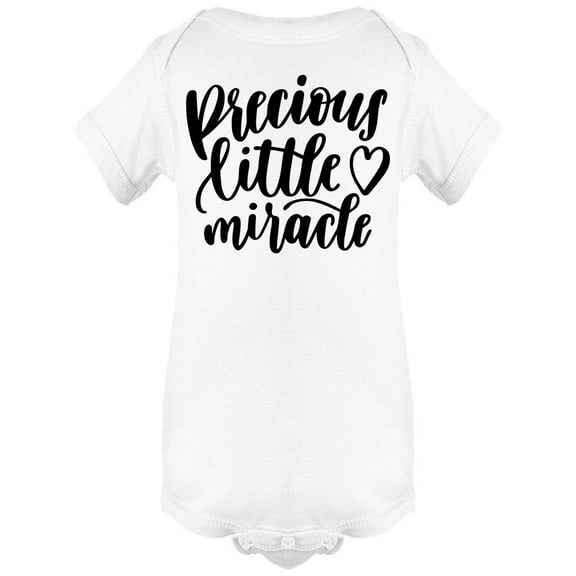 Precious Little Miracle Quote Bodysuit Infant -Image by Shutterstock, Newborn