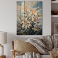 thumbnail image 2 of Designart "pasture Of Lilies II" Floral & Botanical Print on Natural Pine Wood, 2 of 5