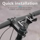 thumbnail image 5 of 2025 New Shockproof Bike Phone Mount, Universal Motorcycle E-Bike Handlebar Phone Holder, 360 Degree Rotatable, 5 of 5