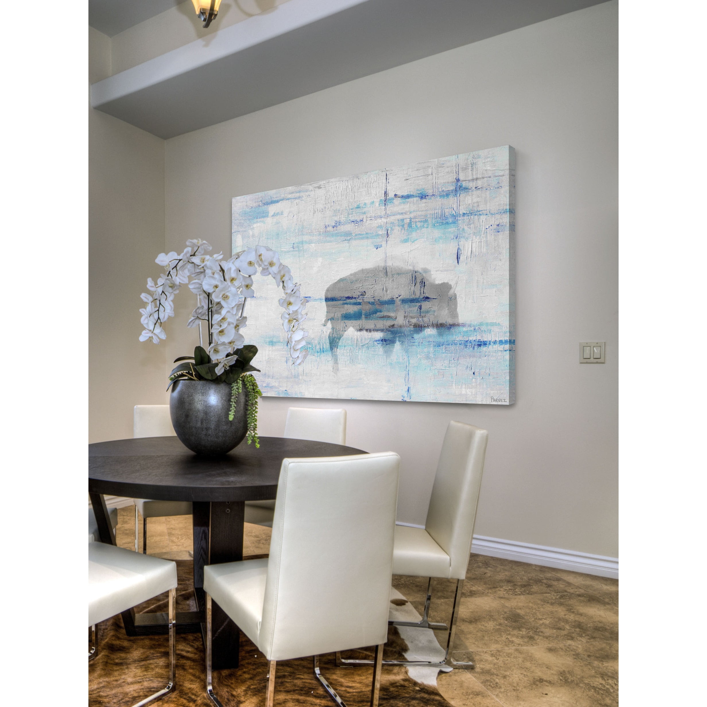 "Buffalo Shadow" Painting Print on Wrapped Canvas