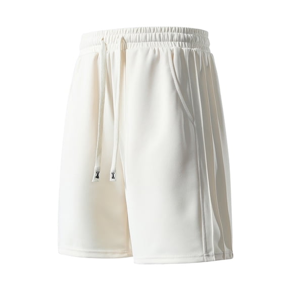 Aimik Athletic Shorts for Men Drawstring Design Vertical Seams Mens Workout Shorts Summer Lightweight Fashion Shorts for Gym Daily