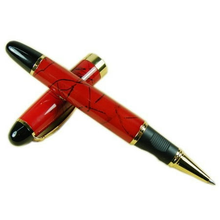 Jinhao 450 Roller Ball Pen Chinese Red Lacquer Black