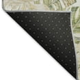 thumbnail image 5 of Addison Rugs Mayfield Premium Machine Washable Transitional Floral Ivory Rectangle Rug, 1'8" X 2'6" Machine Washable Transitional Floral Ivory Oversized Sherpa Throw Blanket, 5 of 6