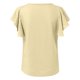 thumbnail image 3 of Gibobby Playera de Manga Corta con Cuello Redondo Nueva camiseta informal manga corta con manga hueca europea y americana para mujer(Amarillo,CH), 3 of 5