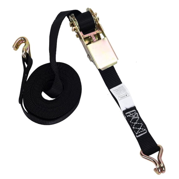hejhncii Ratchet Tie Down Straps with Double Hooks for Moving Motorcycle, Trailer & Truck