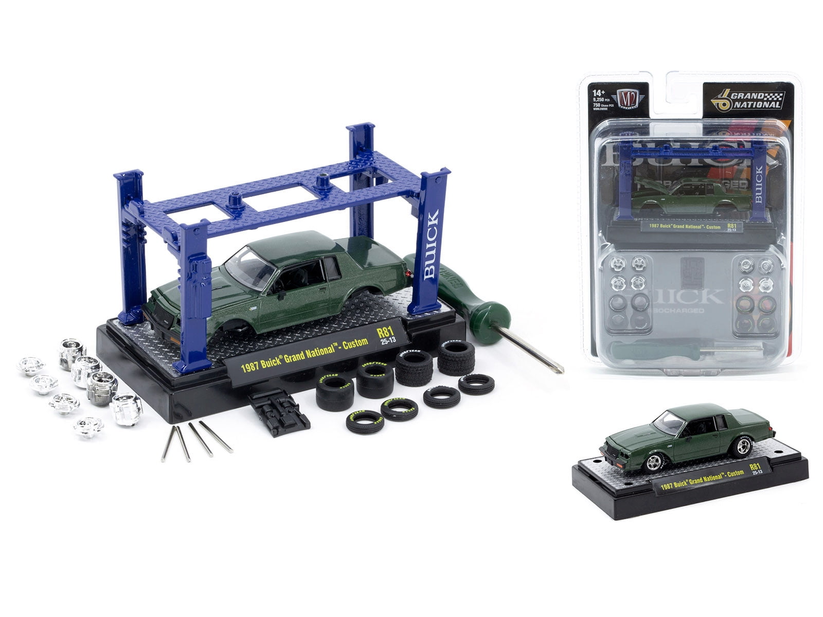 Model Kit 3 piece Car Set Release 81 Limited Edition to 9600 pieces Worldwide 1/64 Diecast Model Cars by M2 Machines