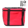 thumbnail image 1 of Yingyy Panier de Guidon de Vélo Pliable Cadre avant Sac de Transport pour Animaux de Compagnie Randonnée Pique-Nique Vélo de Montagne Rangement Route Rouge, 1 of 6