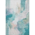 thumbnail image 2 of Addison Rugs Mayfield Premium Machine Washable Transitional Abstract Turquoise Rectangle Rug, 10' x 14', 2 of 6