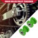 thumbnail image 3 of Tensor de polea de rodillo de cadena con junta de tuerca de perno/tensor de guía de rueda para motocicleta Mini bicicleta ATV 125 cc 140 cc 160 cc XR125 KLX110 Dirt Bike/plástico 8 mm/2 juegos verde, 3 of 7