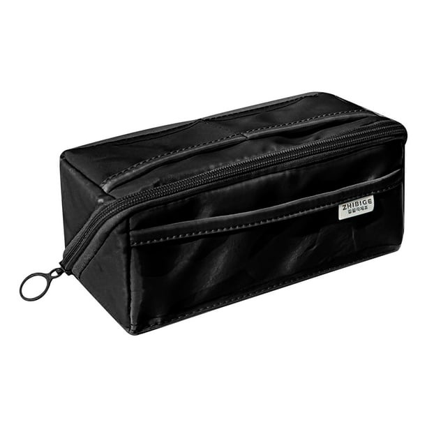Yhmxh Organizadores y almacenamiento Estuche de gran capacidad para lápices, ideal para guardar artículos de papelería (3 colores) Almacenamiento de ducha Almacenamiento de juguetes