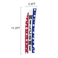 thumbnail image 6 of Vispronet Welcome Feather Flag, 13.5ft, Pole Set, Cross Base, Weight Bag,, 6 of 6