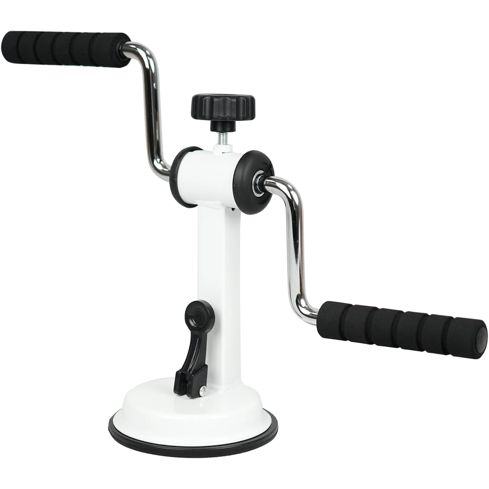 Arm Bike for Physical Exercise, Home Fitness Equipment for Seniors, Compact Arm Exerciser with Strong Suction & Adjustable Resistance for Dormitory and Renting House