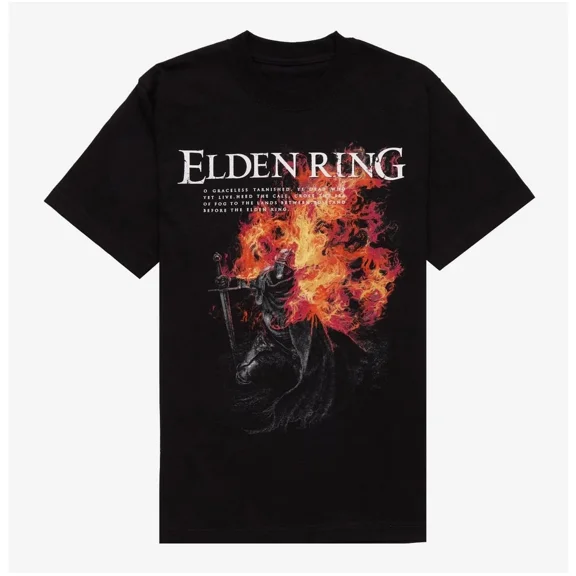 RARE Elden Ring Flame T-Shirt Size S-5XL