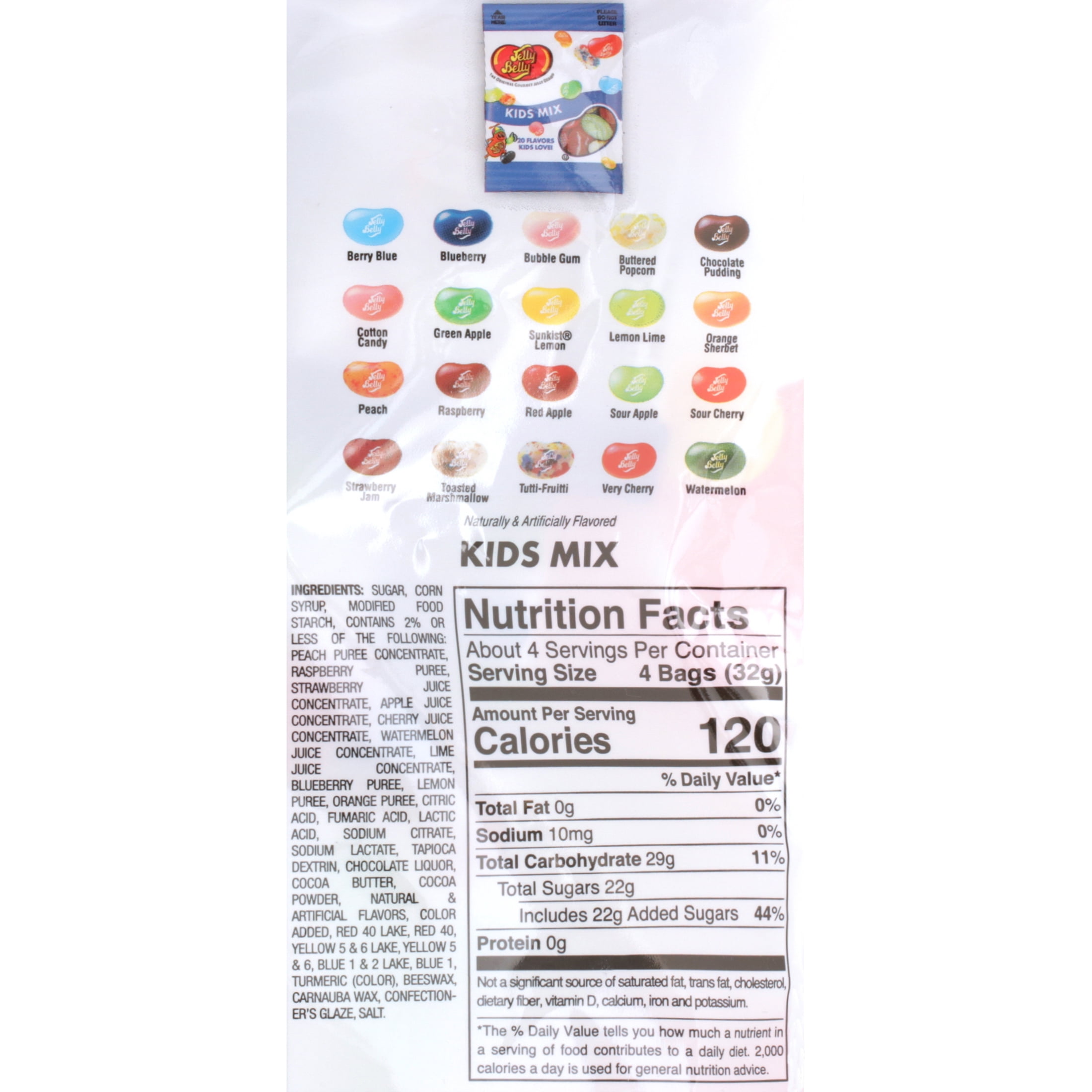 Jelly Belly Gluten-Free Assorted Fun Pack Jelly Beans, 12.6 Oz