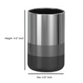 thumbnail image 4 of nu steel Triune 3-Tone Stainless Steel Tumbler Cup for Bathroom Vanity Countertop, 4 of 4