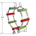 thumbnail image 2 of Bird Parrot Toy Natural Wooden Chew Bite Climb Puzzle, 2 of 2