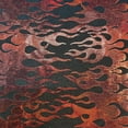 thumbnail image 4 of Nylon Spandex Hologram Flame Foil Fabric - Ignite Style with Mesmerizing Radiance!| Spandex Palace, 4 of 5