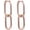 RG, variant on Dainty Paperclip Huggie Hoop Earrings 14K Gold Plated Chunky Chain Link Earrings Simple Cable Link Earrings for Women