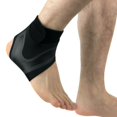 thumbnail image 3 of 1 PC hombres mujeres calcetines de soporte de tobillo ligero transpirable compresión Anti esguince cubierta del talón para los pies izquierdos, 3 of 8