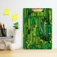 thumbnail image 5 of FMSHPON Green Cactus Plants Forest Clipboard Hardboard Wood Nursing Clip Board and Pull for Standard A4 Letter 13x9 inches, 5 of 7
