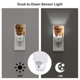 thumbnail image 3 of Balery Happy Fluffy Running Dog Luz Nocturna LED con Sensor Automático, Enchufe con Sensor Crepuscular, Luz Suave de 0.5W para Dormitorio, Pasillo, Baño-UK, 3 of 7