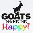 thumbnail image 2 of CafePress - GOATS Make Me Happy Body Suit - Baby Light Bodysuit, Size Newborn - 24 Months, 2 of 4