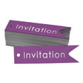 thumbnail image 1 of Inkdotpot Pack Of 50 Real Silver Foil Paper Tags Invitation Party Favor Hang Tags, 1 of 6
