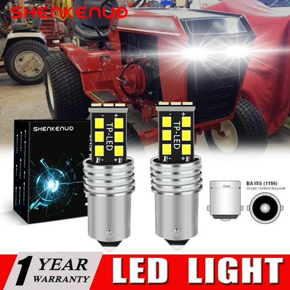 SHENKENUO For Wheel Horse Work Toro headlights mower tractor 2X Super Bright light bulbs ,15SMD,C130