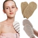 thumbnail image 2 of Guantes de baño exfoliantes para masaje corporal, para la piel, para ducha, para ducha, depurador, yute, 2 of 5