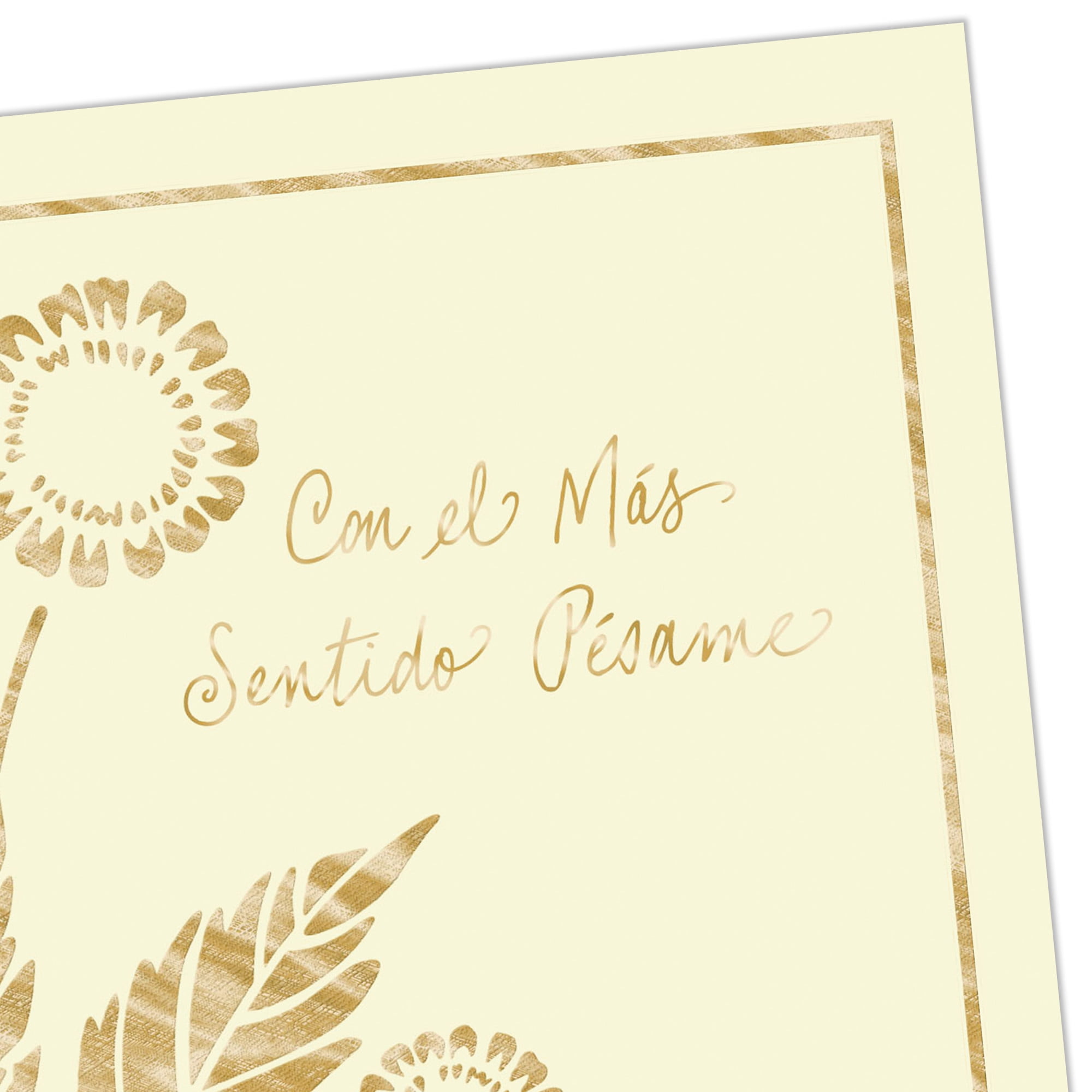 Hallmark VIDA Spanish-Language Sympathy Card (Wish You Peace and Comfort)