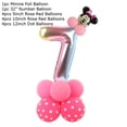 thumbnail image 3 of Juego de 14 globos de aluminio de Minnie rosa de Disney, regalos de cumpleaños para niñas, decoraciones para fiestas, edad 1, 2, 3, 4, 5, 6, 7, 8, 9, suministros para globos con números, 3 of 5