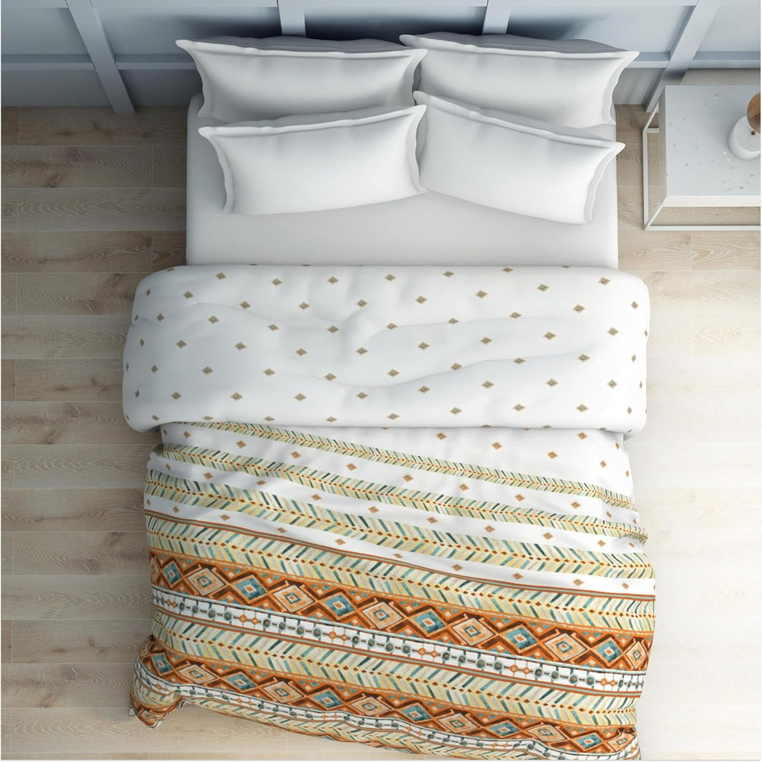 80/20 Cotton Batting for Crafts - 120" x 1080" Natural Quilt Backing Fabric Durable, Soft & Machine Washable - Sewing Batting for DIY Projects, Blankets, etc…